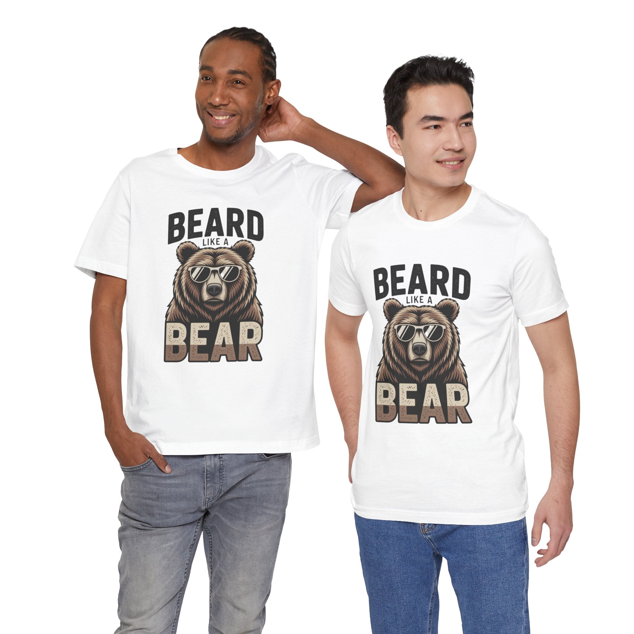 “Beard Like a Bear” T-Shirt — Retro Bear Graphic Tee