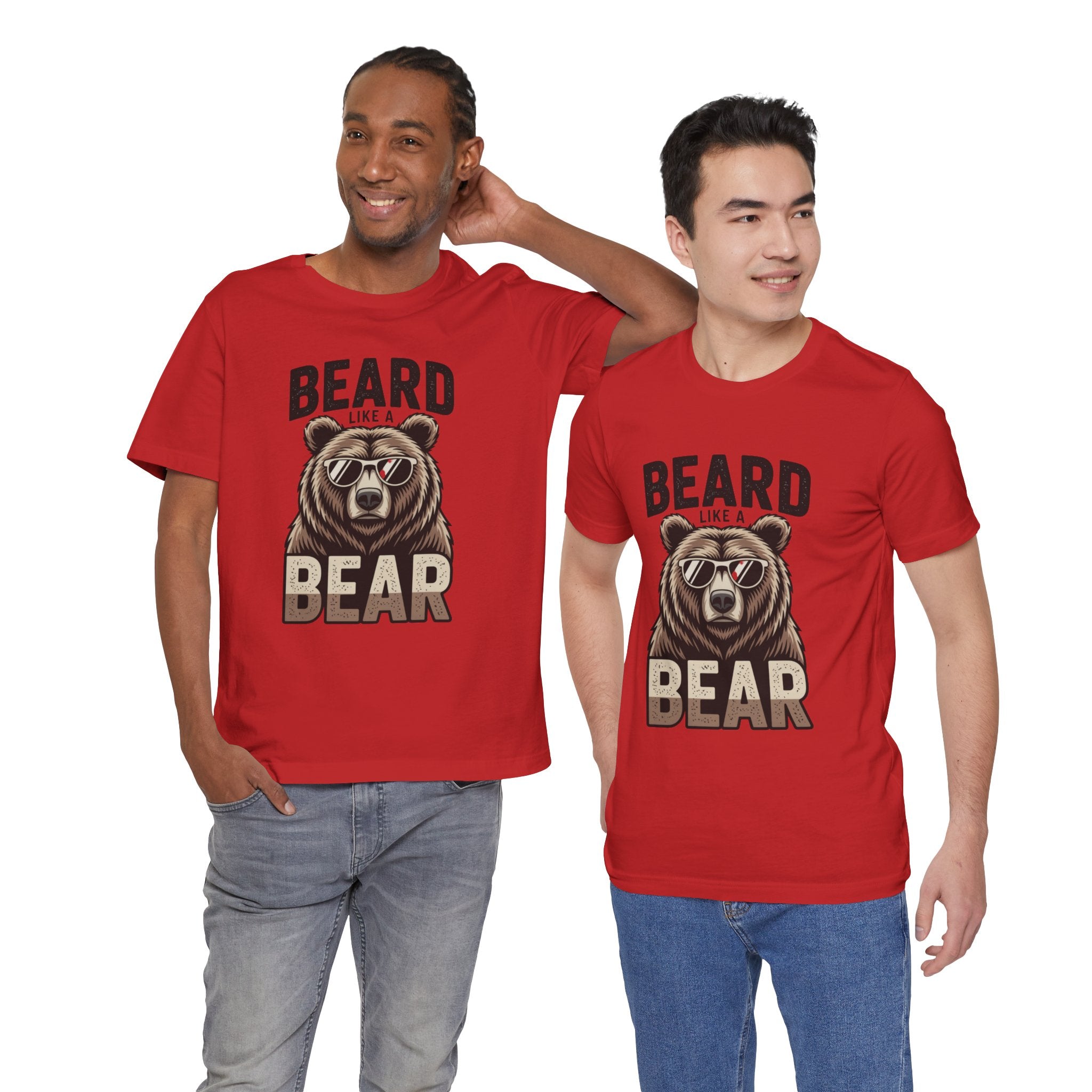 “Beard Like a Bear” T-Shirt — Retro Bear Graphic Tee