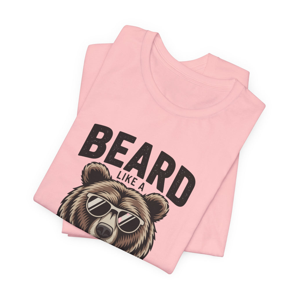 “Beard Like a Bear” T-Shirt — Retro Bear Graphic Tee