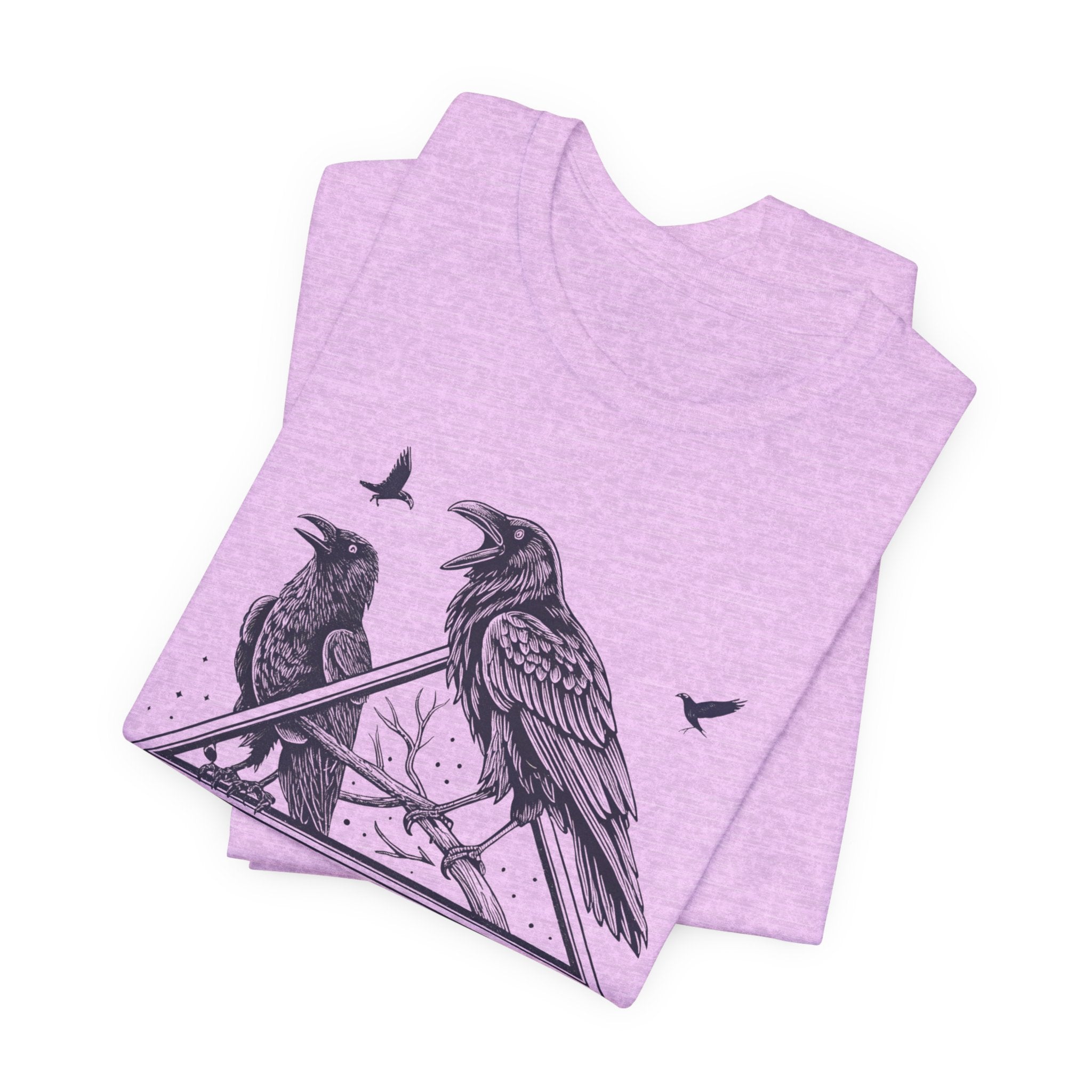 “Caw & Disorder” Tee — "Women Rising" Raven Graphic T-Shirt