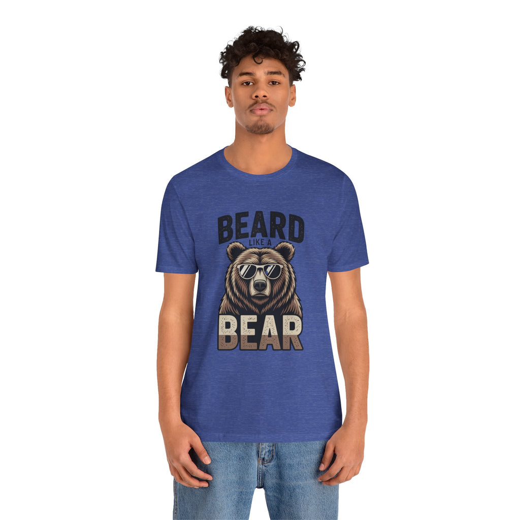“Beard Like a Bear” T-Shirt — Retro Bear Graphic Tee